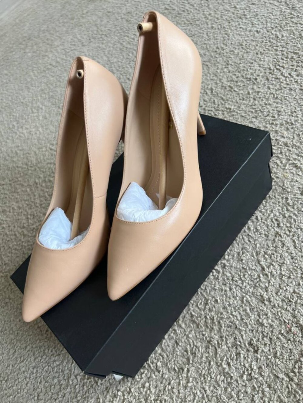 Coach Women's Signature Wiley Leather Pump Size US 8